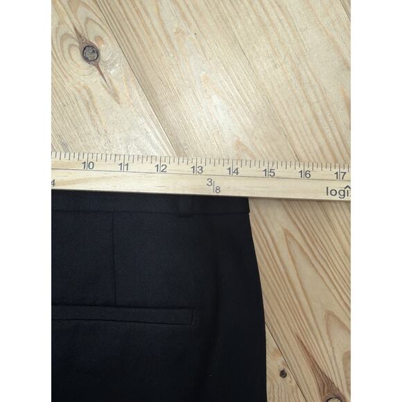 Banana Republic Sloan Dress Pants Womens 0 Black Flat Front Pockets 28x28 - Picture 5 of 6